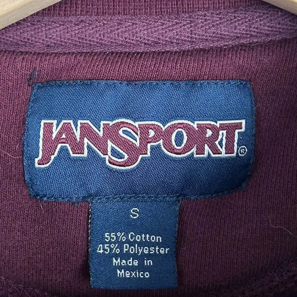 Mississippi State Bulldogs Maroon Crewneck Sweatshirt Size Small Jansport Stitch